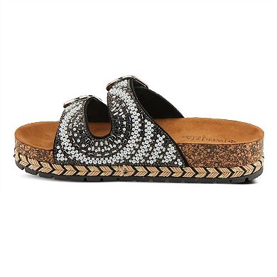 Patrizia Pearline Women's Beaded Slide Sandals