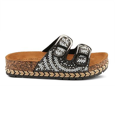 Patrizia Pearline Women's Beaded Slide Sandals