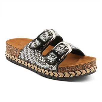 Patrizia Pearline Women's Beaded Slide Sandals