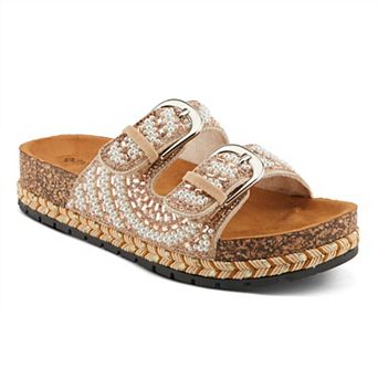 Patrizia Pearline Women's Beaded Slide Sandals