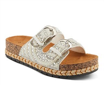 Patrizia Pearline Women's Beaded Slide Sandals