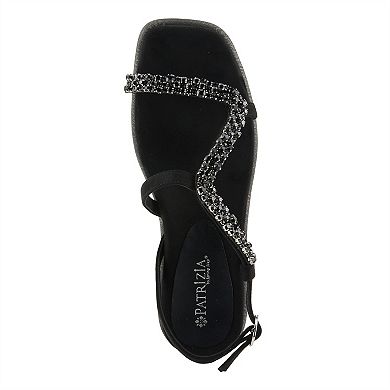 Patrizia Shinyqueen Women's Rhinestone Flat Sandals