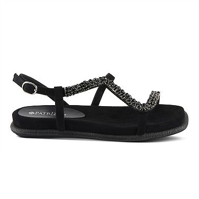 Patrizia Shinyqueen Women's Rhinestone Flat Sandals