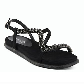Patrizia Shinyqueen Women's Rhinestone Flat Sandals