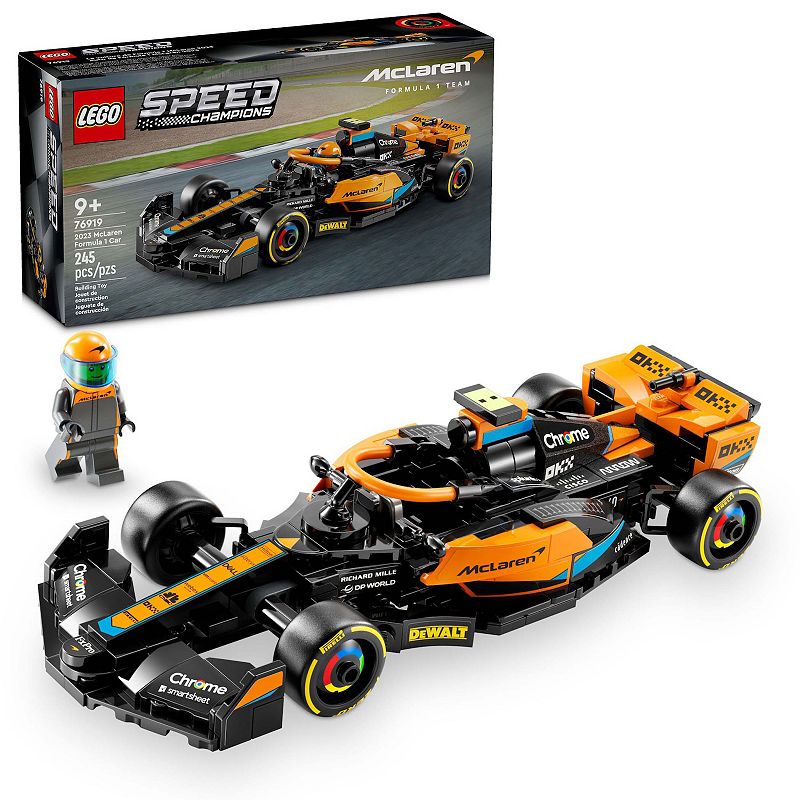 LEGO - Speed Champions 2023 McLaren Formula 1 Race Car Toy 76919