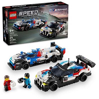 LEGO Speed Champions BMW M4 GT3 & BMW M Hybrid V8 Race Cars 76922 Building Kit (676 Pieces)