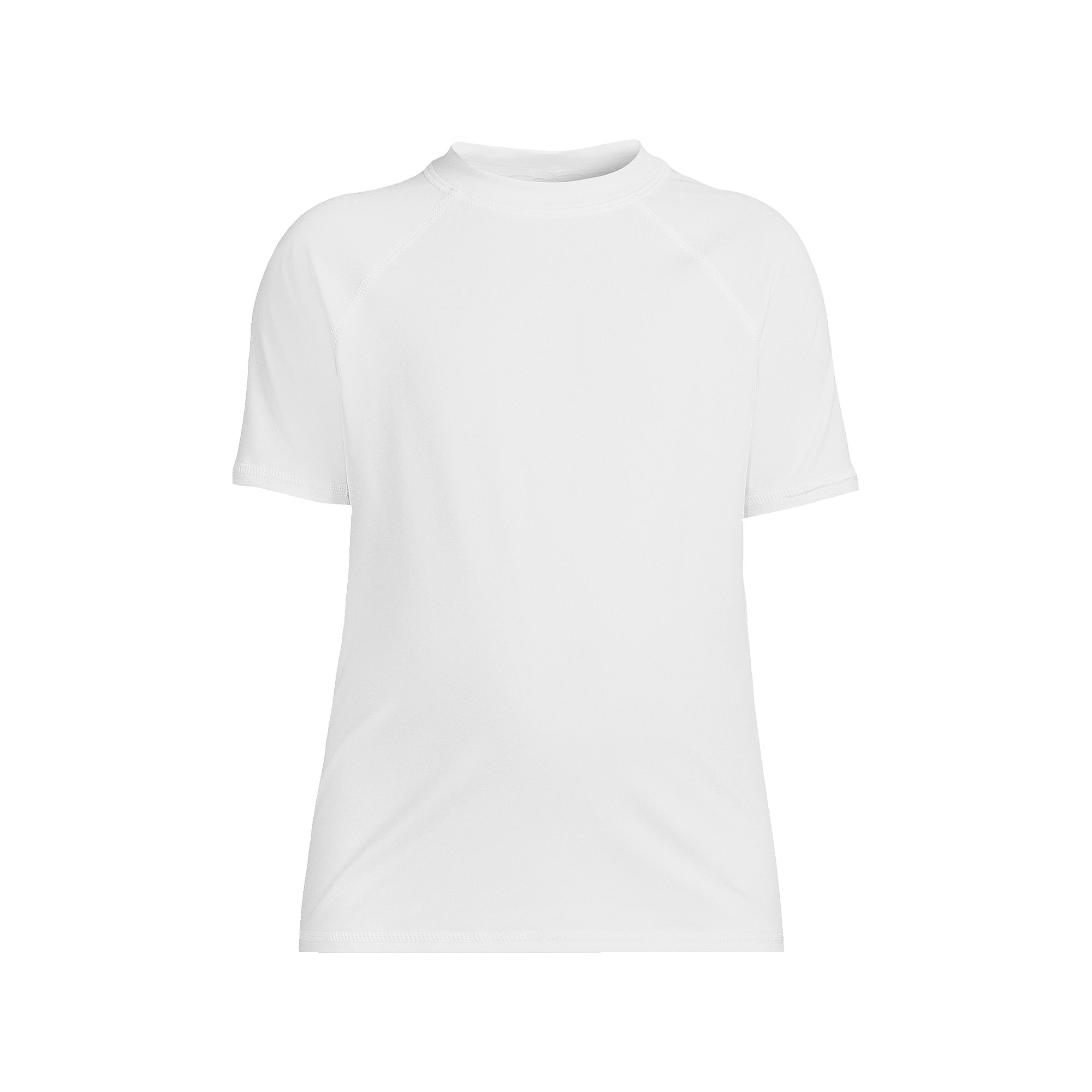 Boys 2-20 Lands End Husky Chlorine Resistant Short Sleeve UPF 50 Rash Guar