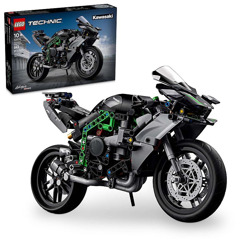 UPC 673419388733 product image for LEGO Technic Kawasaki Ninja H2R Motorcycle 42170 Building Kit (643 Pieces), Mult | upcitemdb.com