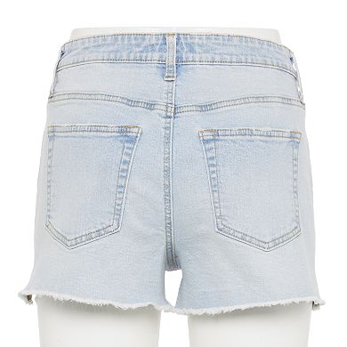 Juniors' Vanilla Star Studded Jean Shorts