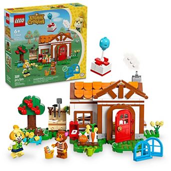 LEGO Animal Crossing Isabelle's House Visit 77049 Building Kit (389 Pieces)