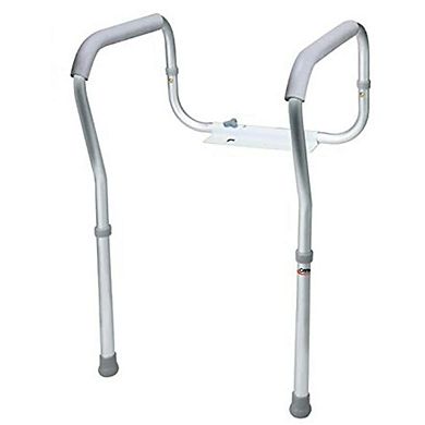 Carex Toilet Safety Rails - Toilet Safety Frame For Elderly, Handicap, or Disabled