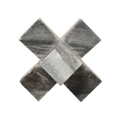 Everyday Decor Geometric Stone Large Table Decor