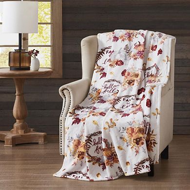 Harvest Love Printed Premium Soft And Cozy Flannel Throw Blanket
