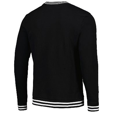 Men's Stadium Essentials Black Phoenix Suns Club Level Pullover Sweatshirt