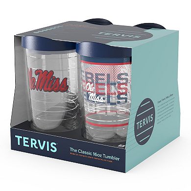 Tervis Ole Miss Rebels Four-Pack 16oz. Classic Tumbler Set