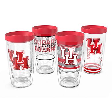 Tervis Houston Cougars Four-Pack 16oz. Classic Tumbler Set