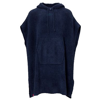Unisex Navy Team USA Barefoot Dreams CozyChic Hooded Rib Cozy