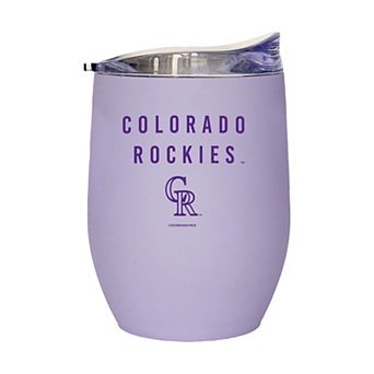 Colorado Rockies 16oz. Lavender Soft Touch Curved Tumbler