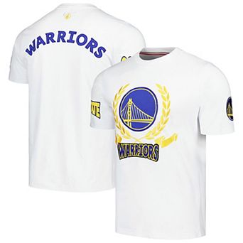 Unisex FISLL White Golden State Warriors Heritage Crest T-Shirt
