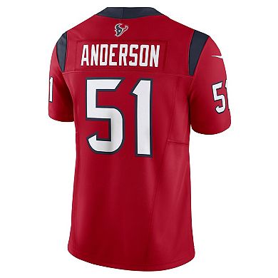 Men's Nike Will Anderson Jr. Red Houston Texans  Vapor F.U.S.E. Limited Jersey