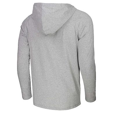 Men's Stadium Essentials Heather Gray Phoenix Suns Atrium Raglan Long Sleeve Hoodie T-Shirt