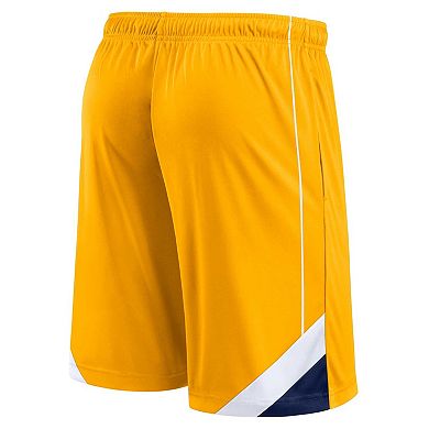Men's Fanatics Branded Gold Denver Nuggets Slice Shorts