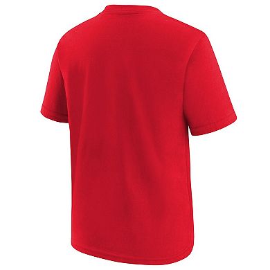 Youth Nike Red Kansas City Chiefs Eight-Time AFC West Division Champions T-Shirt