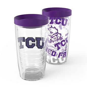 Tervis TCU Horned Frogs 2-Pack 16oz. Competitor & Emblem Tumbler Set