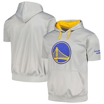 Men's Fanatics Branded Silver Golden State Warriors Big & Tall Logo Pullover Hoodie