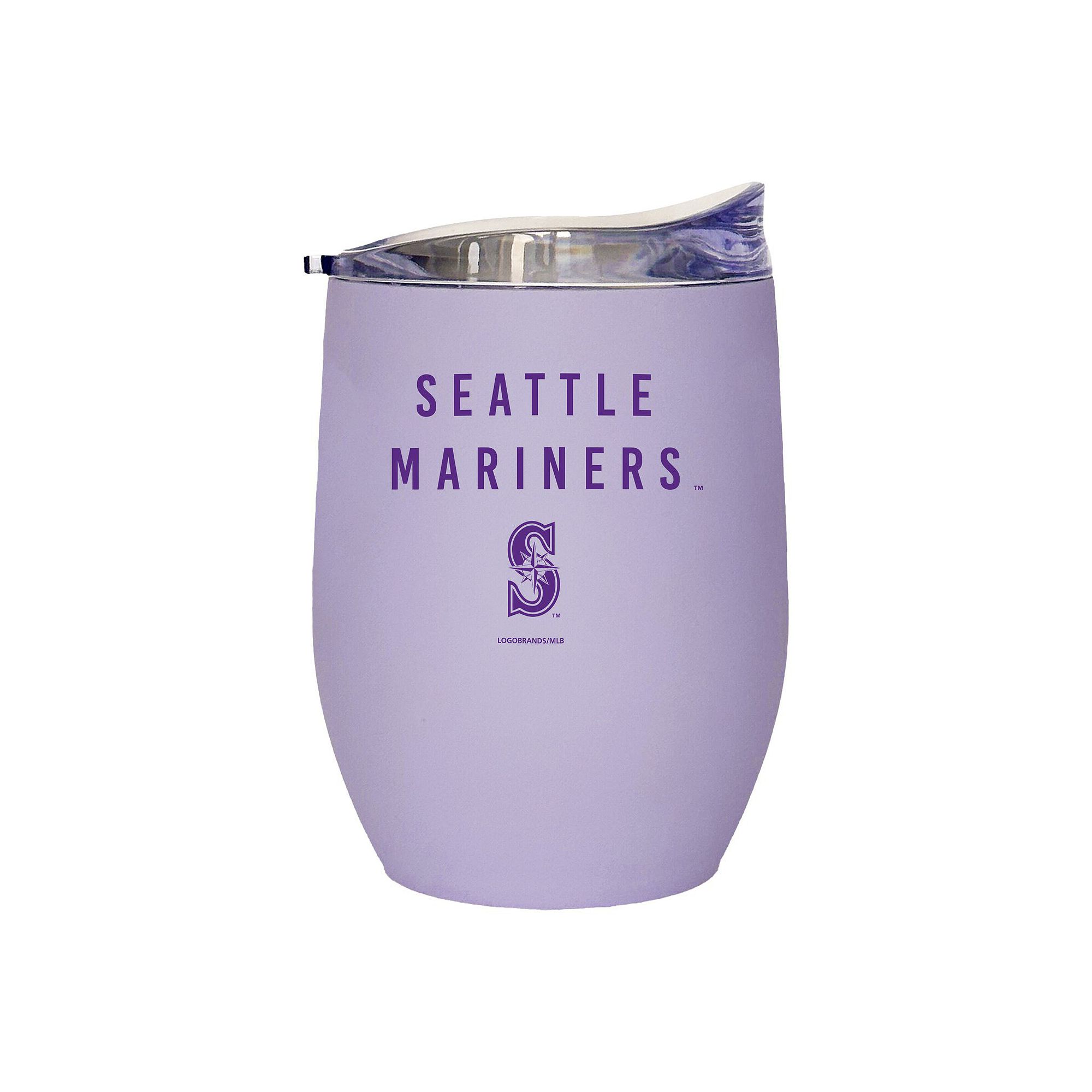Seattle Mariners 16oz. Lavender Soft Touch Curved Tumbler, Team