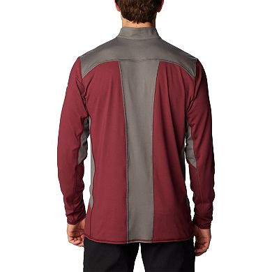 Men's Columbia Maroon Texas A&M Aggies Tech Trail™ Omni-Shade Quarter-Zip Top
