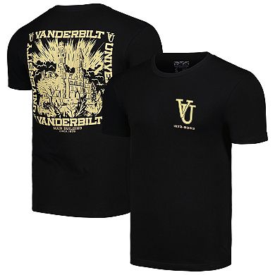Men's Uscape Apparel Black Vanderbilt Commodores 150th Anniversary T-Shirt