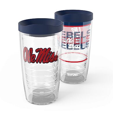 Tervis Ole Miss Rebels 2-Pack 16oz. Competitor & Emblem Tumbler Set