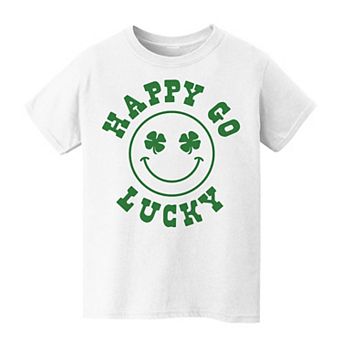 Kid's 8-20 Happy Go Lucky St Patrick's Day Graphic Tee