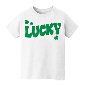 Kid's 8-20 Lucky Clover St Patrick's Day Graphic Tee