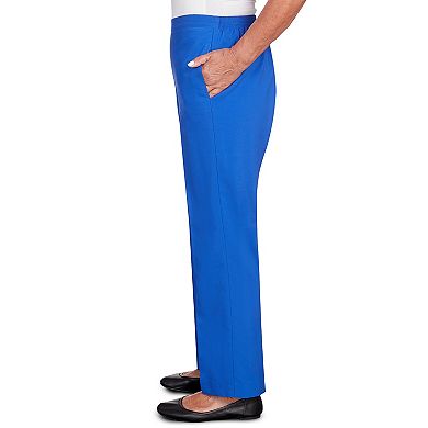 Women's Alfred Dunner Stretch Waist Short Length Pants