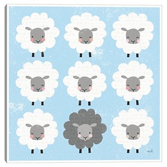 Be Ewe Framed Wall Art