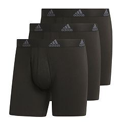 adidas Men's Big & Tall Performance Boxer Brief Underwear (3-Pack