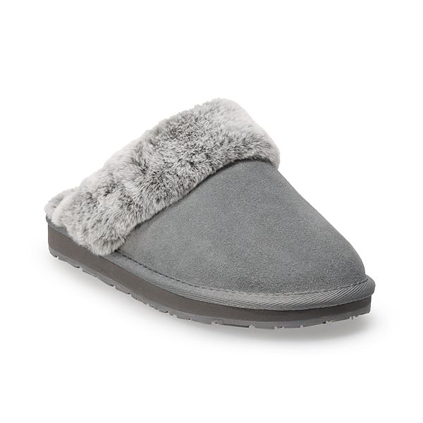 Clarks suede scuff slipper online