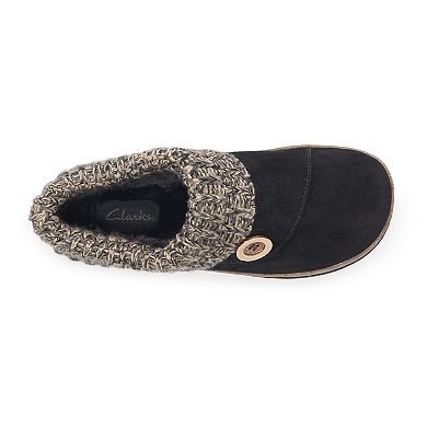 Clarks® Suede Women's Clog Slippers