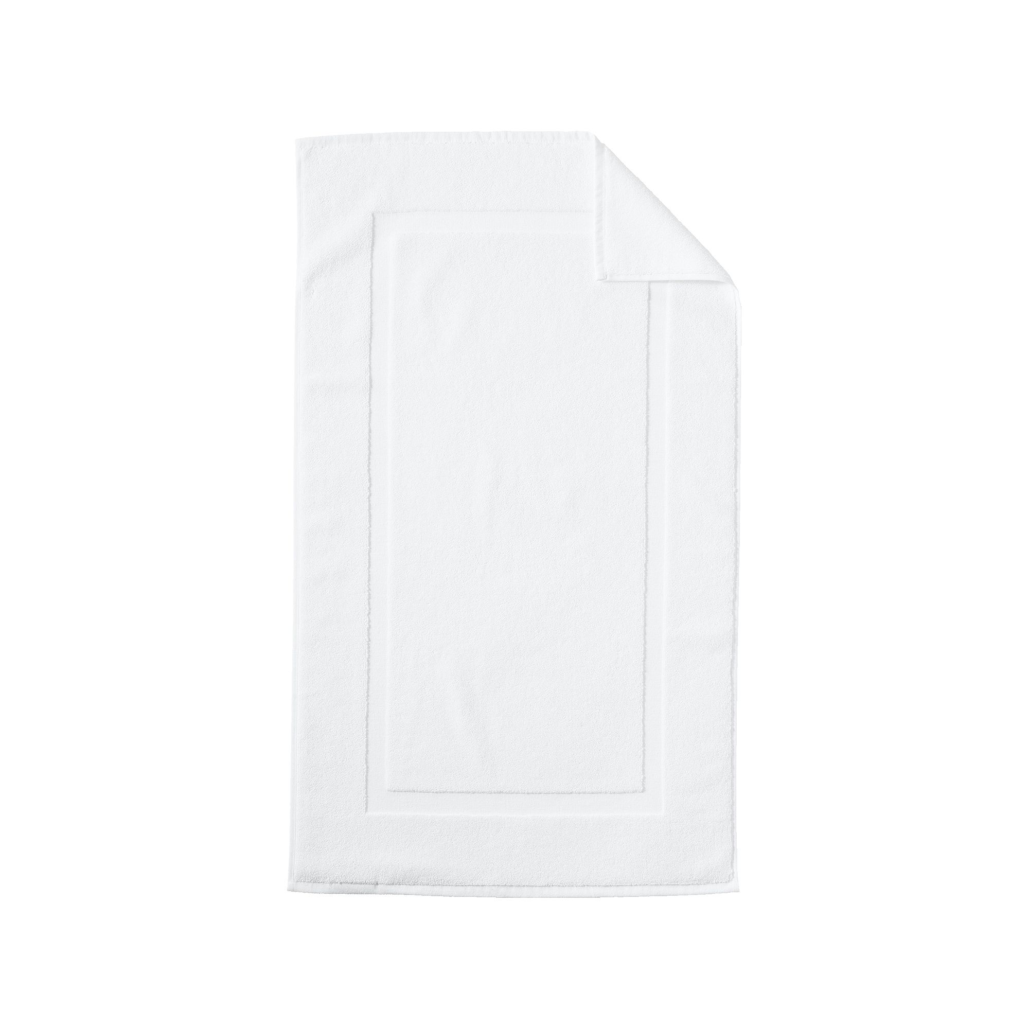 Lands End Cotton Bathmat, White