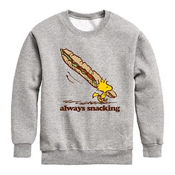Boys 8-20 Peanuts Woodstock Always Snacking Fleece