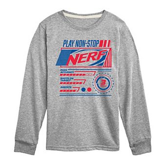 Boys 8-20 Nerf Play Non Stop Long Sleeve Graphic Tee