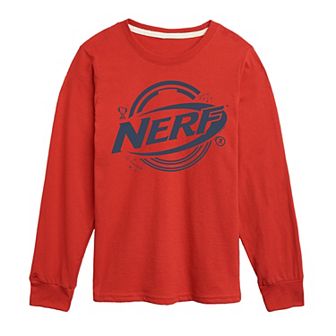 Boys 8-20 Nerf Logo Long Sleeve Graphic Tee