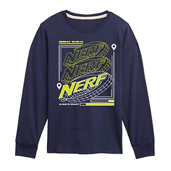 Boys 8-20 Nerf Always Ready Long Sleeve Graphic Tee