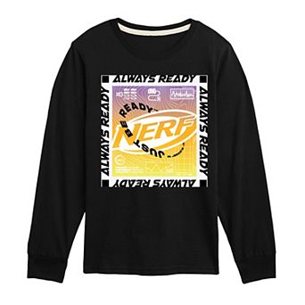 Boys 8-20 Nerf Just Be Ready Long Sleeve Graphic Tee