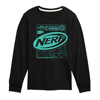 Boys 8-20 Nerf Stats Long Sleeve Graphic Tee