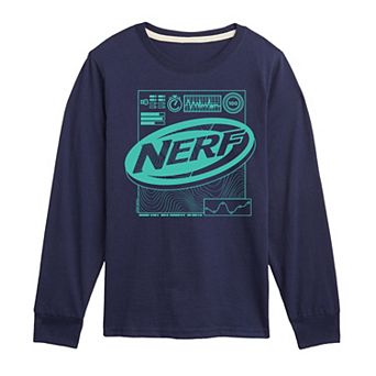 Boys 8-20 Nerf Stats Long Sleeve Graphic Tee