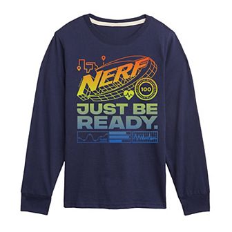 Boys 8-20 Nerf Just Be Ready Stats Long Sleeve