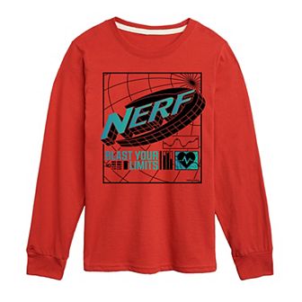 Boys 8-20 Nerf Blast Your Limits Long Sleeve Graphic Tee